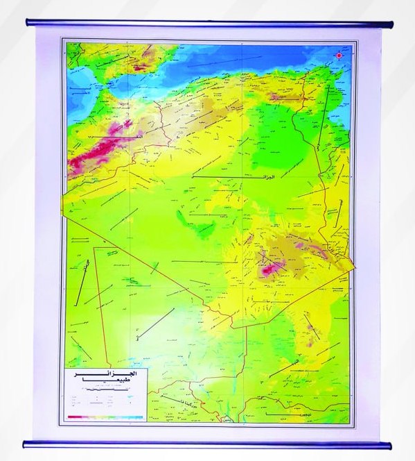 خارطة ألمانيا تضاريس REF CG018