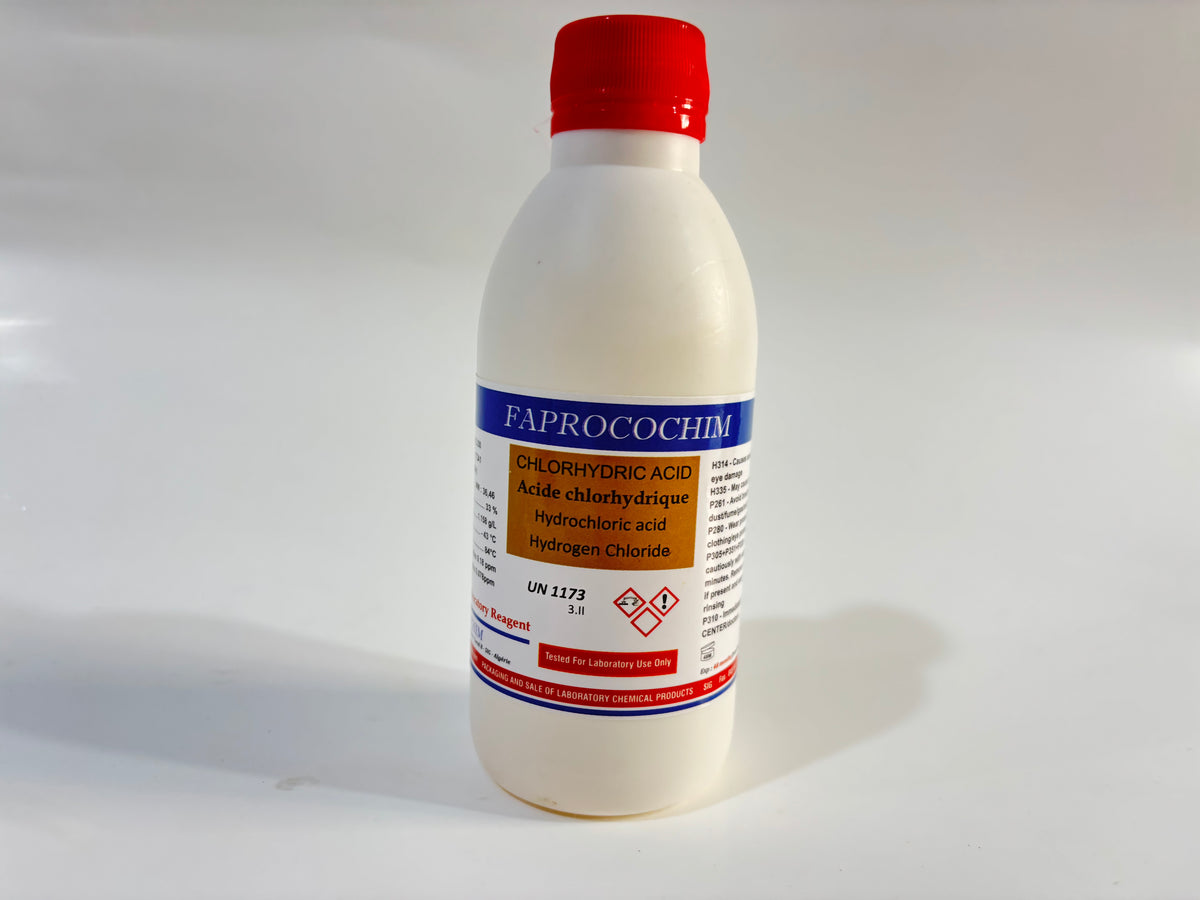 ( Réf : 005 ) ACIDE CHLORIDRYQUE 33%  250 ML