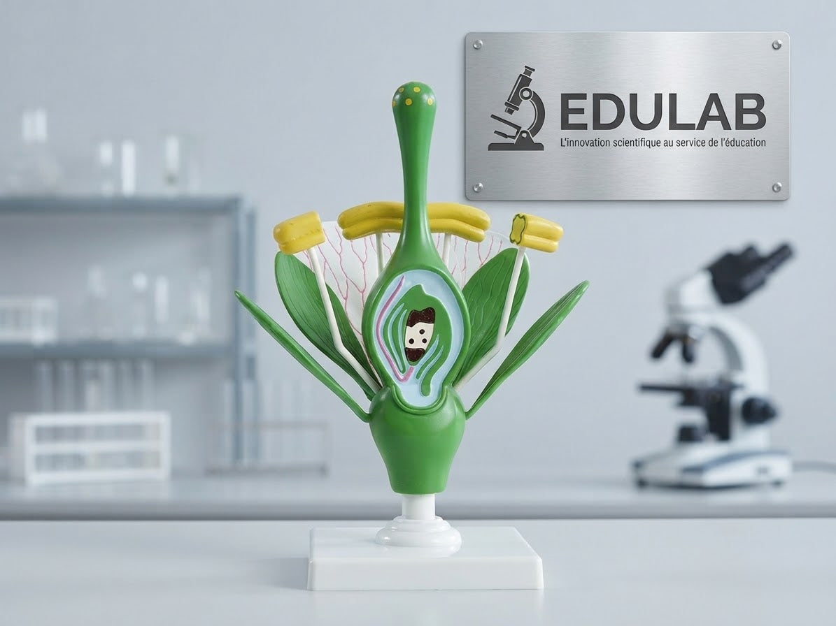 (Réf:SN202-2)Modèle de fleur - coupe verticale / نموذج لزهرة ثنائية الفلقة