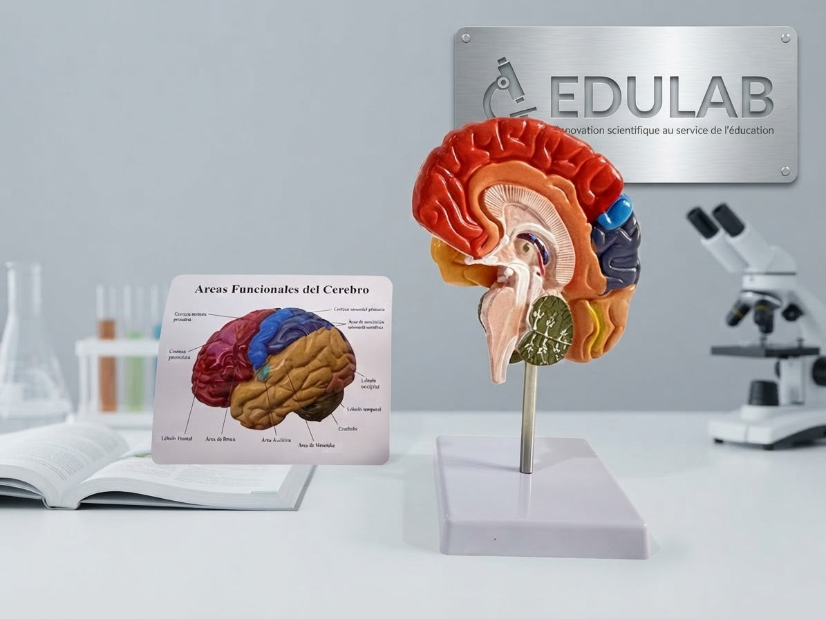 ( Réf : 342-1 ) MODEL DEMI CERVEAU COLORé